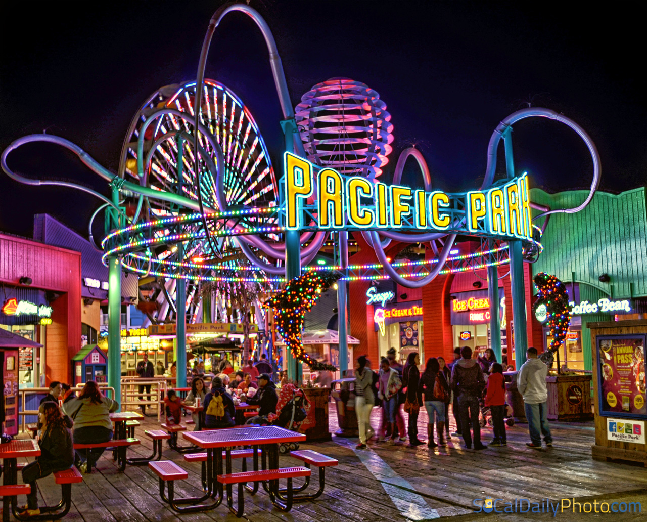 Afbeeldingsresultaat voor Santa Monica Pier en Pacific Parc