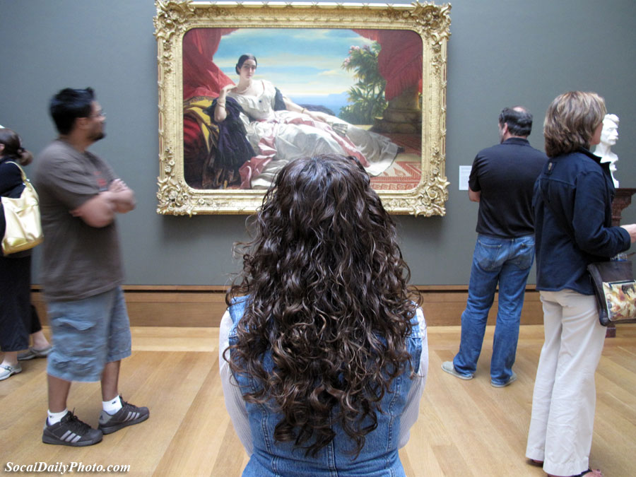 Looking at art in the Getty Center