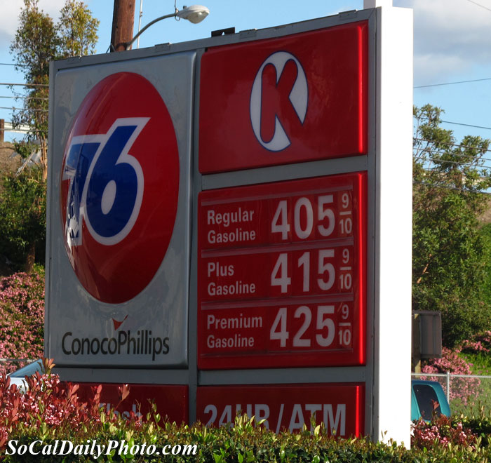 gas prices in california